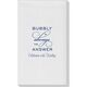 Bubbly is the Answer Linen Like Guest Towels Image 4 of 5